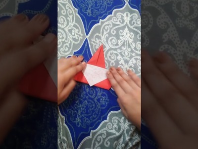 DIY Christmas Santa Claus paper craft lifestyle with Riya no Cut no paste challenge