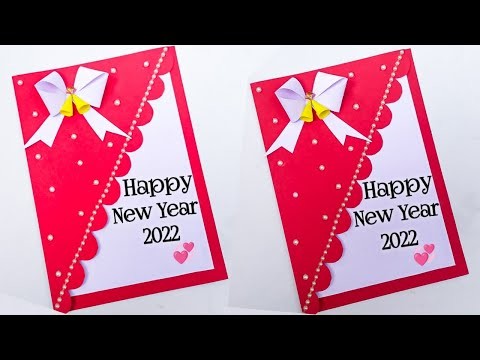 DIY Happy New Year gift card | How to make Happy new year card | Handmade New year card making idea