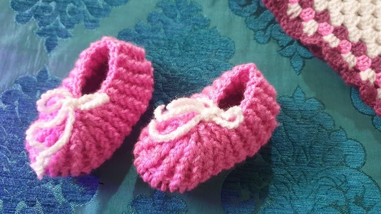 Easy Crochet baby booties