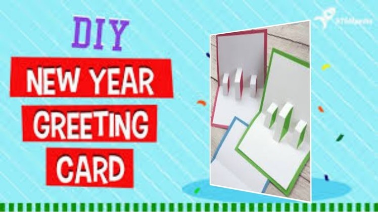 Greetings card | Happy new year 2022 card | Handmade card | Easy Card making | Love card