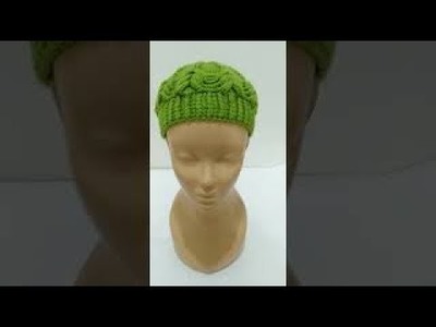 How To Crochet A Braided Hat #shorts