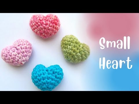 How to Crochet classic Heart - small sized | Easy Tutorial | Amigurumi Heart for Beginners | 3DHeart