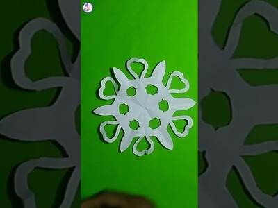 How to make a snowflake craft |easy and quick Christmas craft ideas