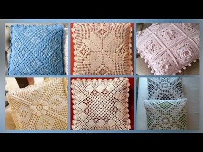 New And Latest Elegant Free Decorative Crochet Work Cushion Cover Design Pattern