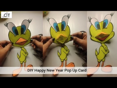 New Year POP Up Card | Happy New Year Card | DIY New Year Card 2022 | Handmade New Year Card #shorts