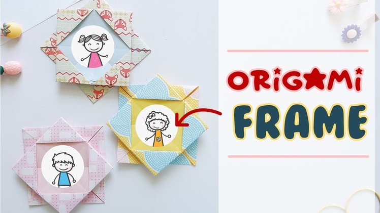 Origami Bingkai Sederhana | Origami Photo Frame