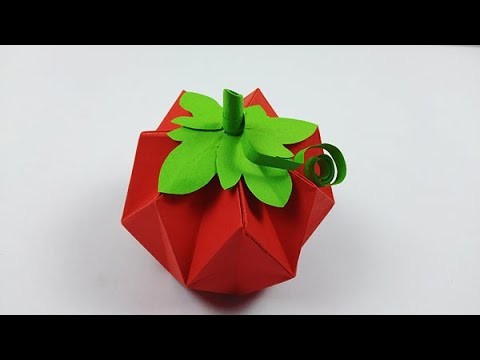 ORIGAMI PUMPKIN EASY STEP BY STEP. DIY MINI PAPER PUMPKIN. HALLOWEEN DECORATION IDEAS 2022