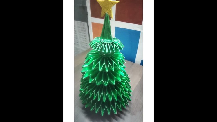 Paper Craft for Christmas Tree Making #Shorts