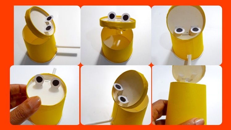 Paper cup animals|Tutorial|diy|repurpose|Recycle cup frog|origami|#shorts