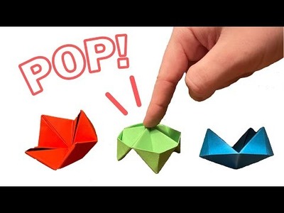 PAPER POP IT - How to make a simple toy (NO GLUE) - antistress