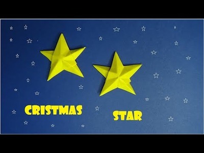 Paper Xmas Star - How to make a Origami  Christmas Star