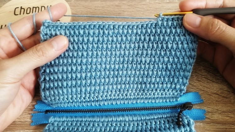 Super Easy Crochet Purse Bag With Zipper????????Step By Step????????????