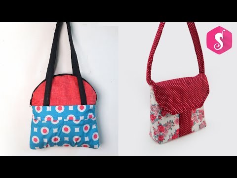2 Purse making from old clothes l DIY Purse l Sewing Tutorials l Sonali's Creations