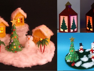 3 Easy Christmas home decoration ideas || handmade craft idea |Christmas Tree decoration ideas