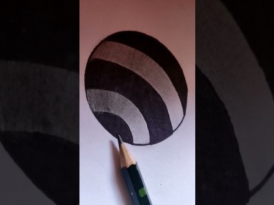 3D trick art on paper | 3D Drawing | Easy Drawing tutorial #3dart #3ddrawing #howtodraw #3dillusion