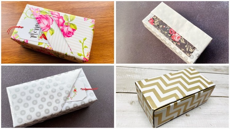4 Easy Gift Wrapping for any Occasion | DIY Gift Packing Idea | Gift Wrapping for any Occasion