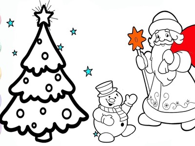 5 Simplest drawings for the Christmas and New Year| 5 dibujos más sencillos para Navidad y Año Nuevo