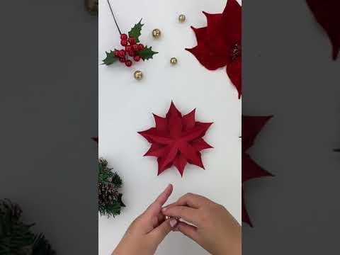 Adding a Mini Paper Poinsettia to your Holiday Gifts with Xyron! | Xyron Holly Days Campaign
