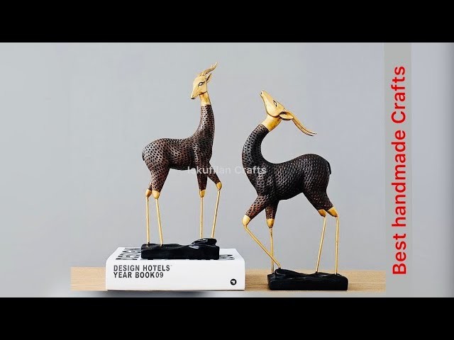 Amazing Craft idea Deer showpiece | easy recycling ideas | handmade crafts | DIY home decor