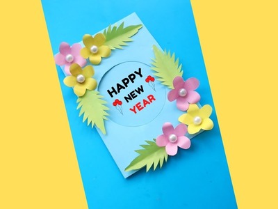 Beautiful Handmade Happy New Year Card 2022