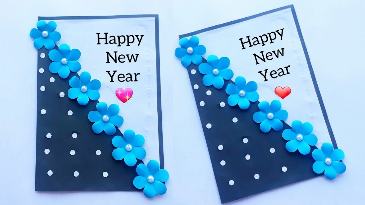 beautiful-handmade-happy-new-year-2022-card-making-idea-cute-and-easy