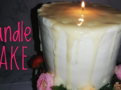 CANDLE CAKE | MELTING  Candle| Christmas Cake series