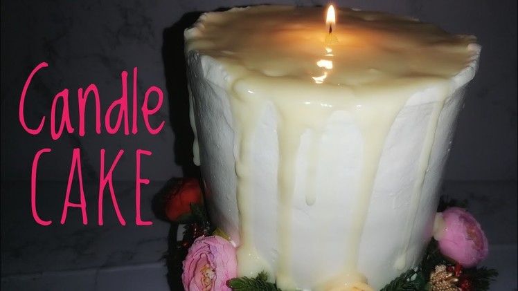 CANDLE CAKE | MELTING  Candle| Christmas Cake series