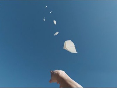 Champion-level flying paper airplane，20 seconds + stay in the air is very random【123 Paper Airplane】