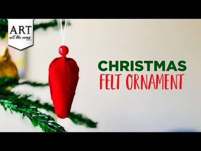 Christmas Felt Ornament | Christmas Tree Decoration | DIY Holiday Decors | Handmade Felt Crafts