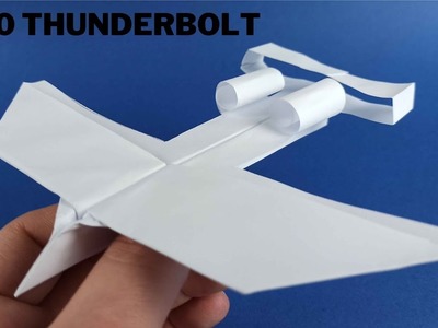 Come Fare un Aeroplanini di Carta (Semplice ) | Paper Airplane A-10 THUNDERBOLD