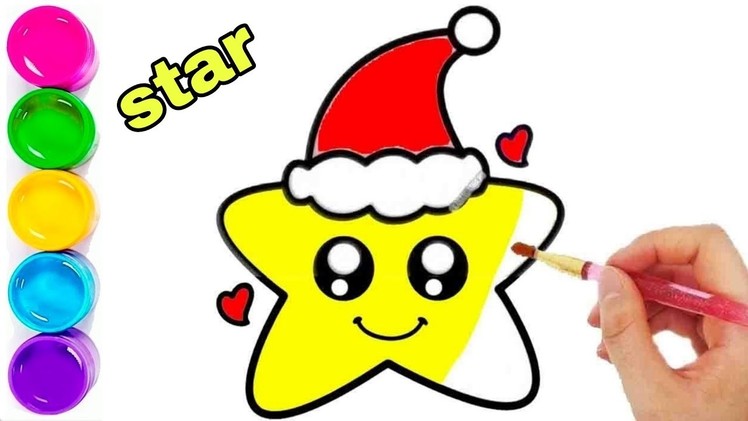 Draw an asterisk for children. desenhe para crianças. para niños. How to draw a star.POP IT STAR