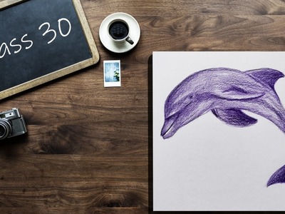 Drawing Course | Class 30 | ????Dolphin #moonmind_creations