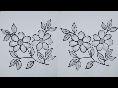 Hand embroidery designs , Beautiful floral embroidery design l Embroidery World On YouTube