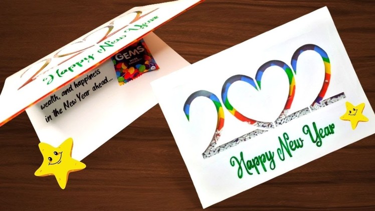 Happy New Year Card Idea. DIY happy new year easy gift.How to make happy new year Unique card2022????