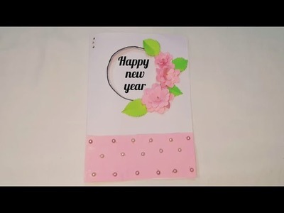 Happy new year greeting card 2022| greeting card ideas|Diy new year card|LIYAS CREATIONS