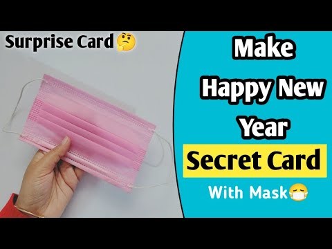Happy New Year Secret???? Greeting Card????. DIY Happy New Year Gift Idea. Make Easy Happy New Year Gift