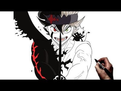 How To Draw Asta & Leibe | Step By Step | Black Clover