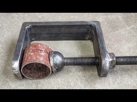 How To Make C Clamp. Making Heavy Duty C Clamp. Diy Homemade C Clamp ...