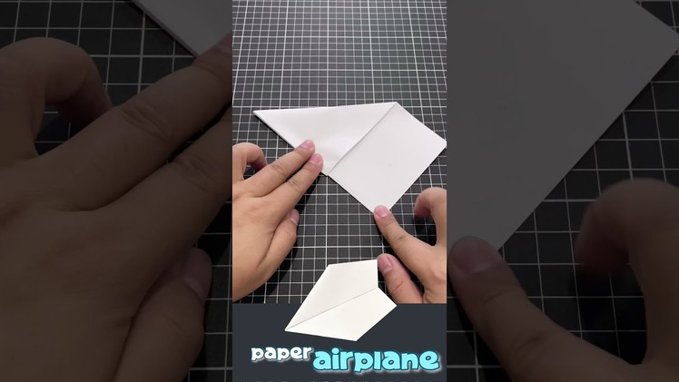 How to make paper airplane that flies for a long time  - Paper Airplane Tutorial