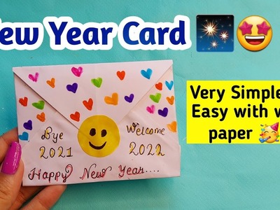 New year card making handmade 2022. new year card 2022. new year card making. new year card ideas