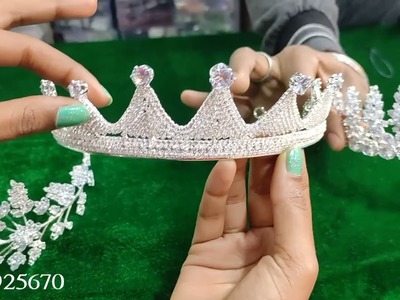*OMG*????????Royal Queen Crowns In Low Price Hair Accessories 2022- Western Jewellery Wholesale