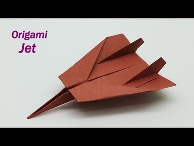 Origami Paper Jet Airplane ✈︎ How To Make a Paper Jet Airplane ✈︎ F 14 Paper Plane