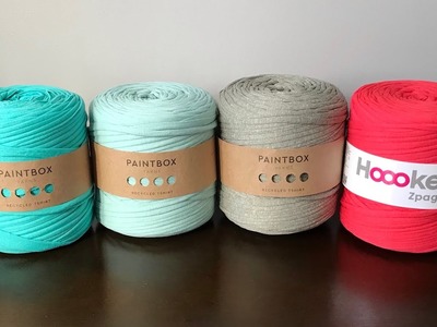 Paintbox Recycled T-Shirt and Hoooked Zpagetti Yarn Review