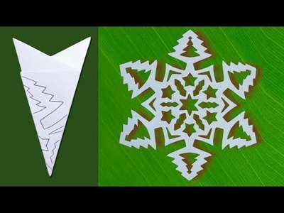 Paper cutting #30 | Paper Snowflake Design for Christmas ???? #PaperCraft