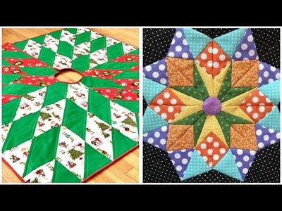 ???? Patchwork Table topper candle mat design ideas By Jeneva Art