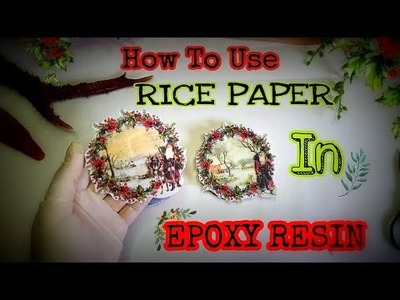 Using RICE PAPER  In  Epoxy Resin | DIY  Beautiful  Resin Coasters| Repurpose Your OLD Resin Coaster