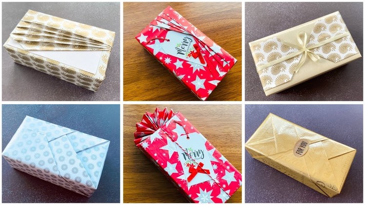 6 Easy Gift Wrapping | DIY Gift Packing Idea | Gift Wrapping for mother’s Day #giftwrap