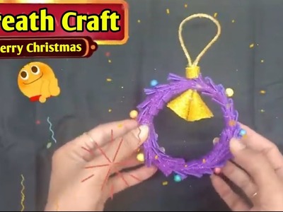 Christmas wreath craft. christmas ornaments