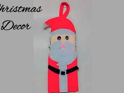 #Christmascraft • How to Make Santa Claus • DIY paper Santa • #christmasdecor #shorts #viralvideo