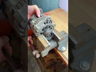 Correct restoration of the old generator! DIY tools. #shorts